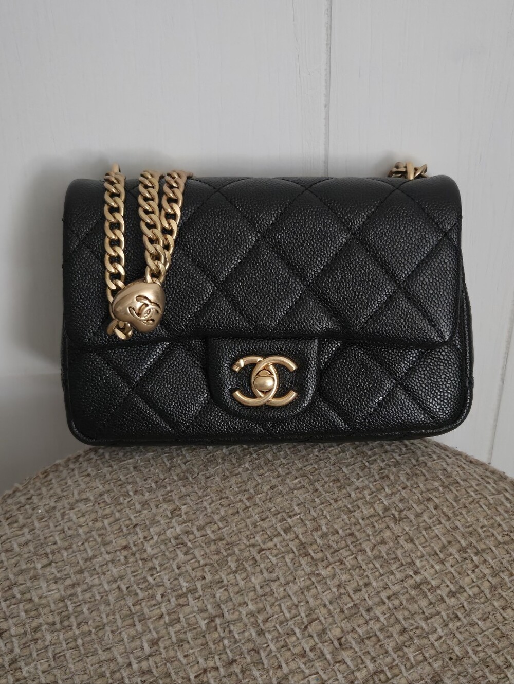 Mini Caviar Sweetheart Bag